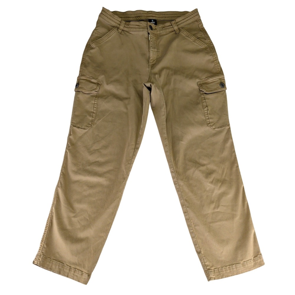 KUHL Cargo Pants Womens 6 Regular Khaki Tan Straight‎ Leg Stretch 6412